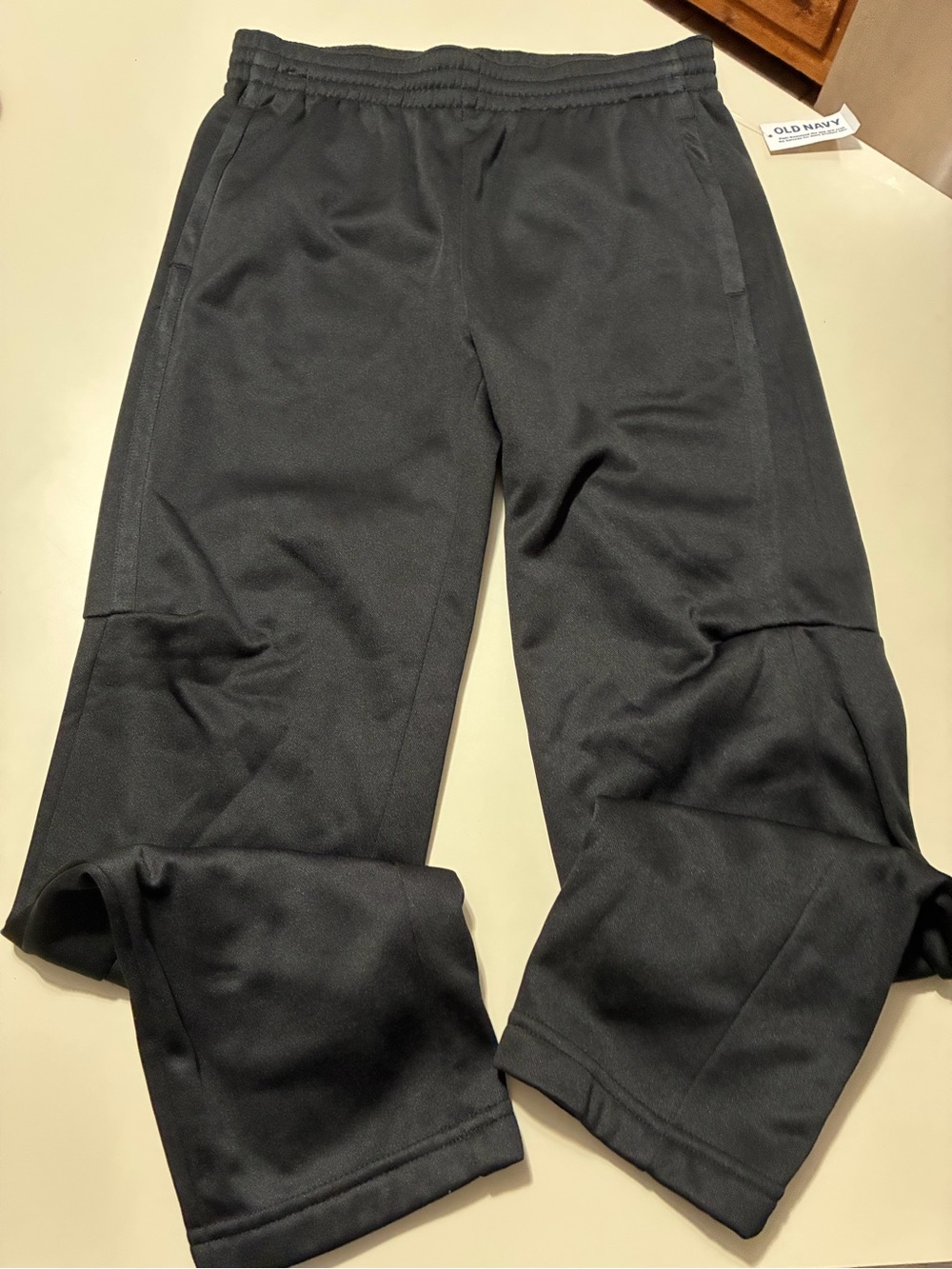 Old Navy Black Kids Jogger Sweatpants with Side Pockets